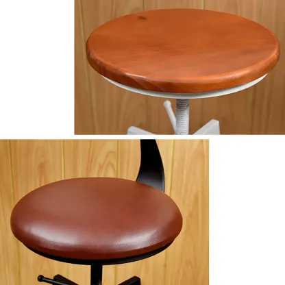 Industrial Metal Adjustable Bar Stools with Footrest for Kitchen Image - 12