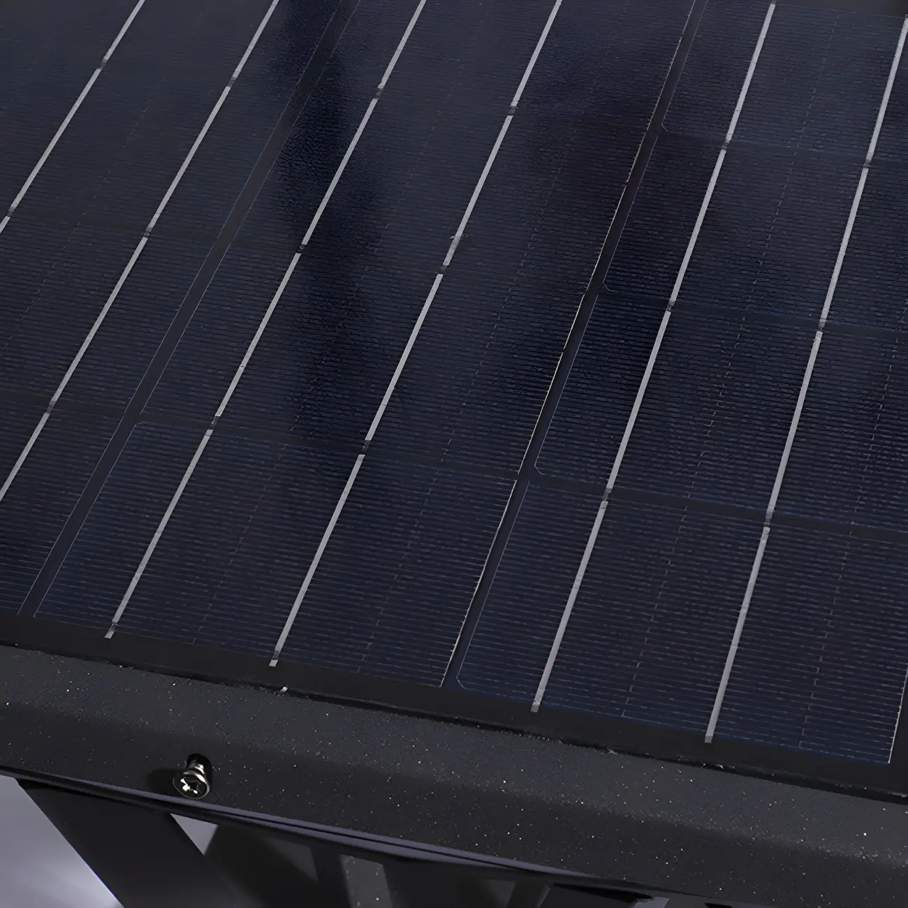 Solar Black Metal Bracket Pyramid Post Cap Light Image - 14 | homeyfad