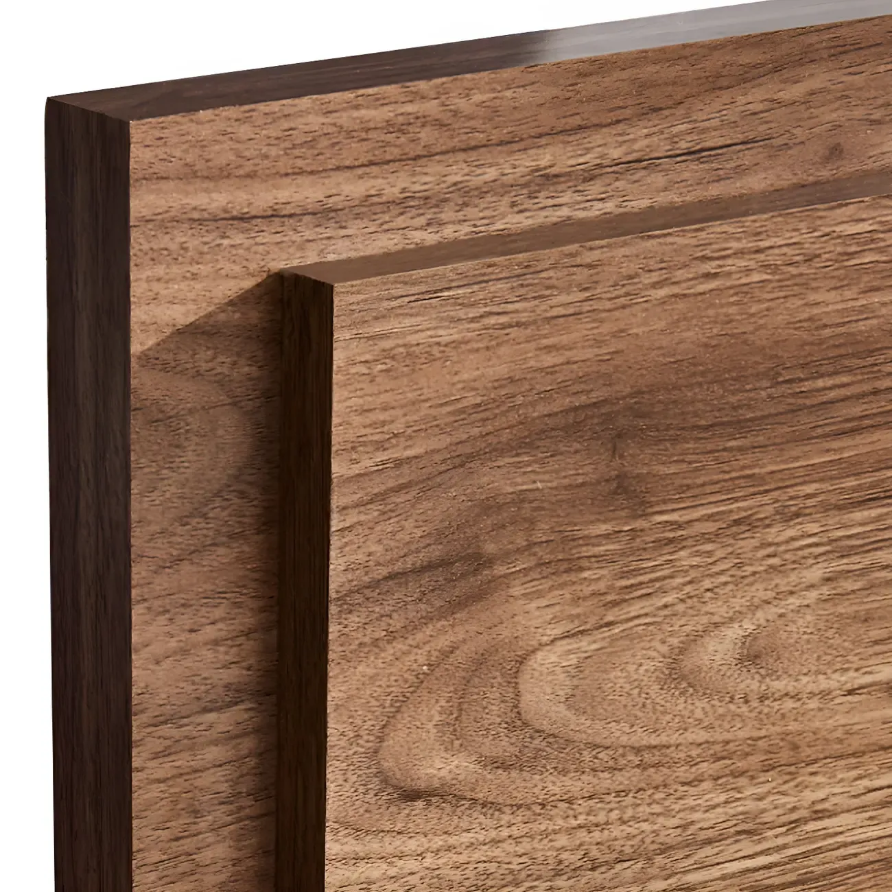 Unique White Wooden Dresser with Irregular Surface Image - 11