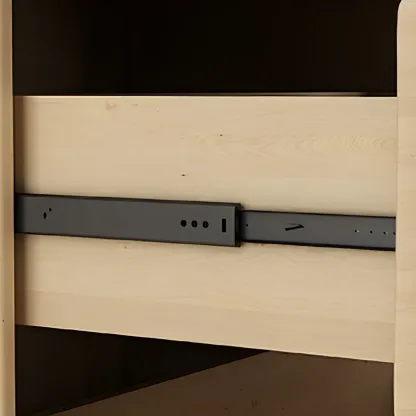 Durable Stone Dresser in Light Gray with Gold Handles Image - 19