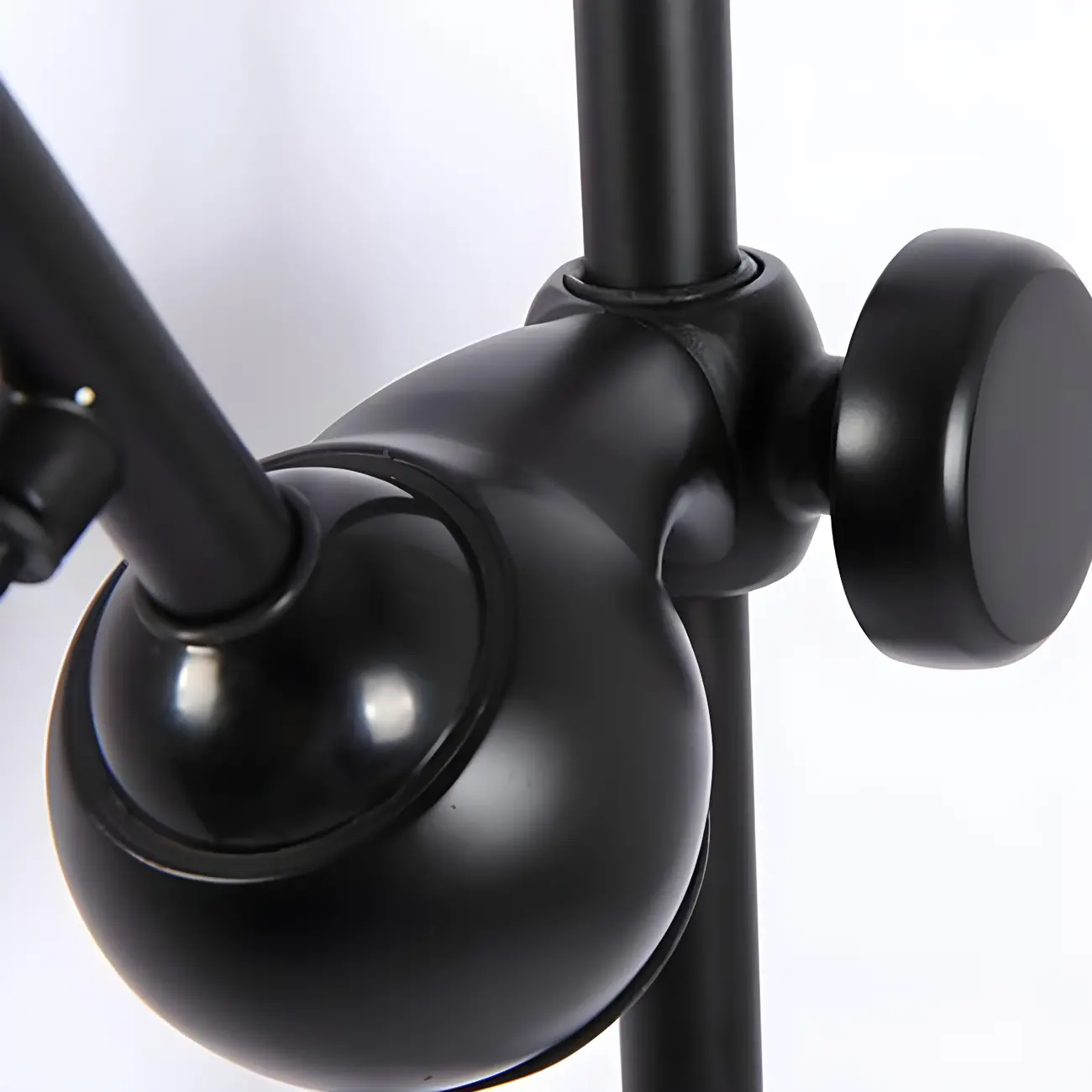 Modern Metal Black Adjustable Swing Arm Wall Light Image - 8 | homeyfad