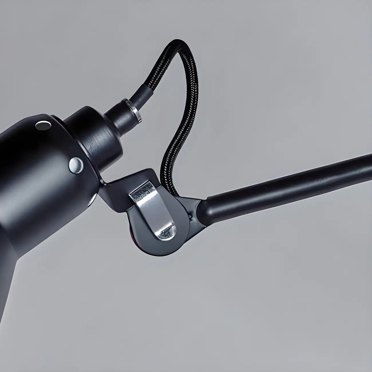 Modern Metal Black Adjustable Swing Arm Wall Light Image - 9 | homeyfad