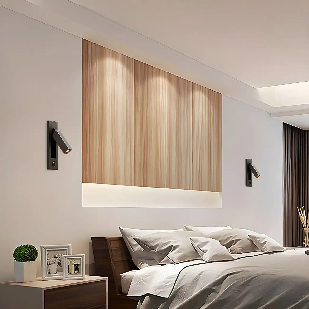 Minimalist Gold Wall Light Modern Sconce for Bedroom Image - 24
