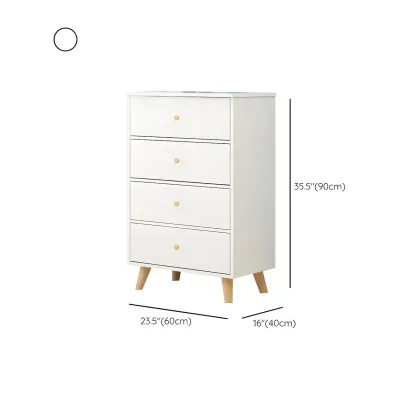 Minimalist Natural Wooden Double Dresser with 9-Drawers #size