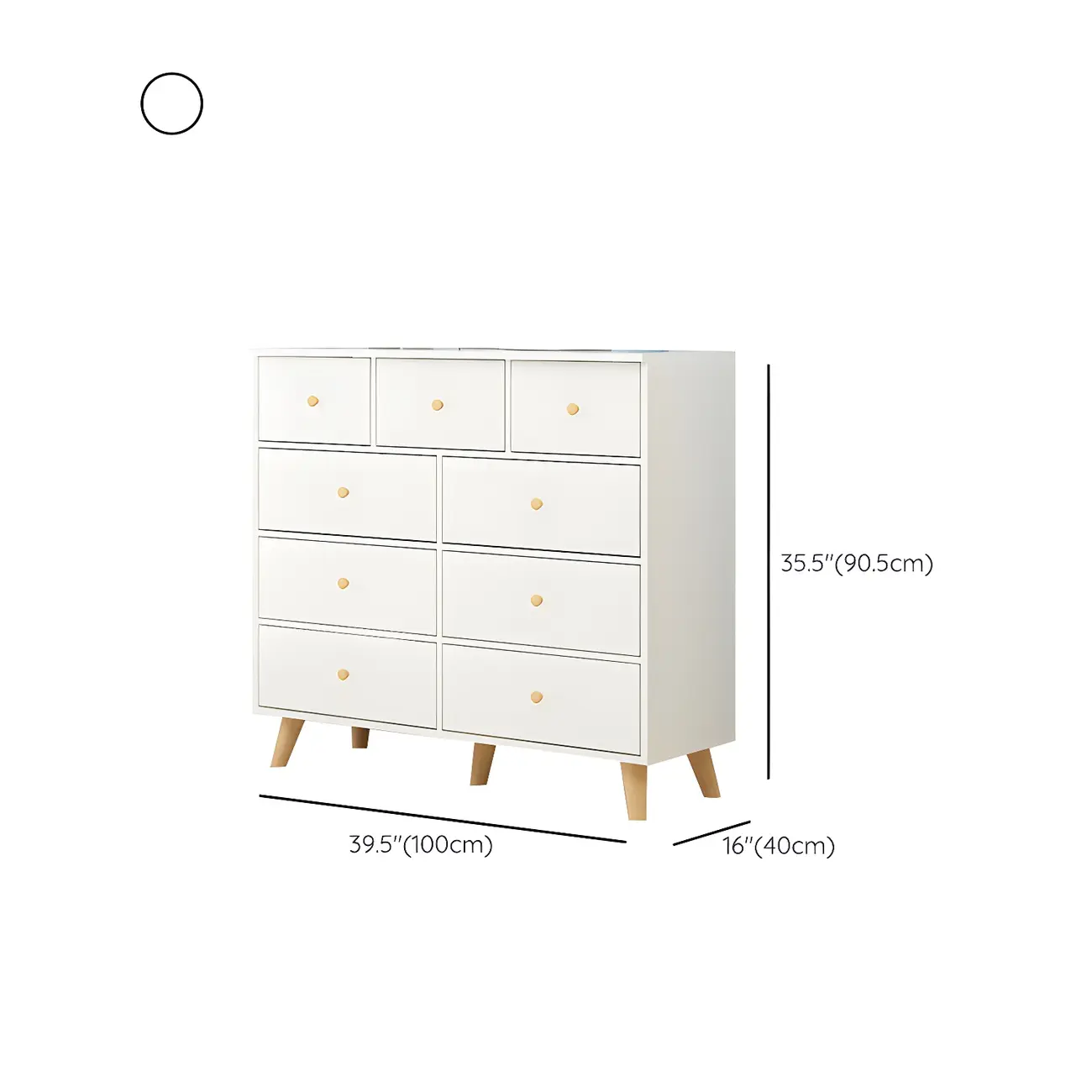 Minimalist Natural Wooden Double Dresser with 9-Drawers Image - 34 | homeyfad