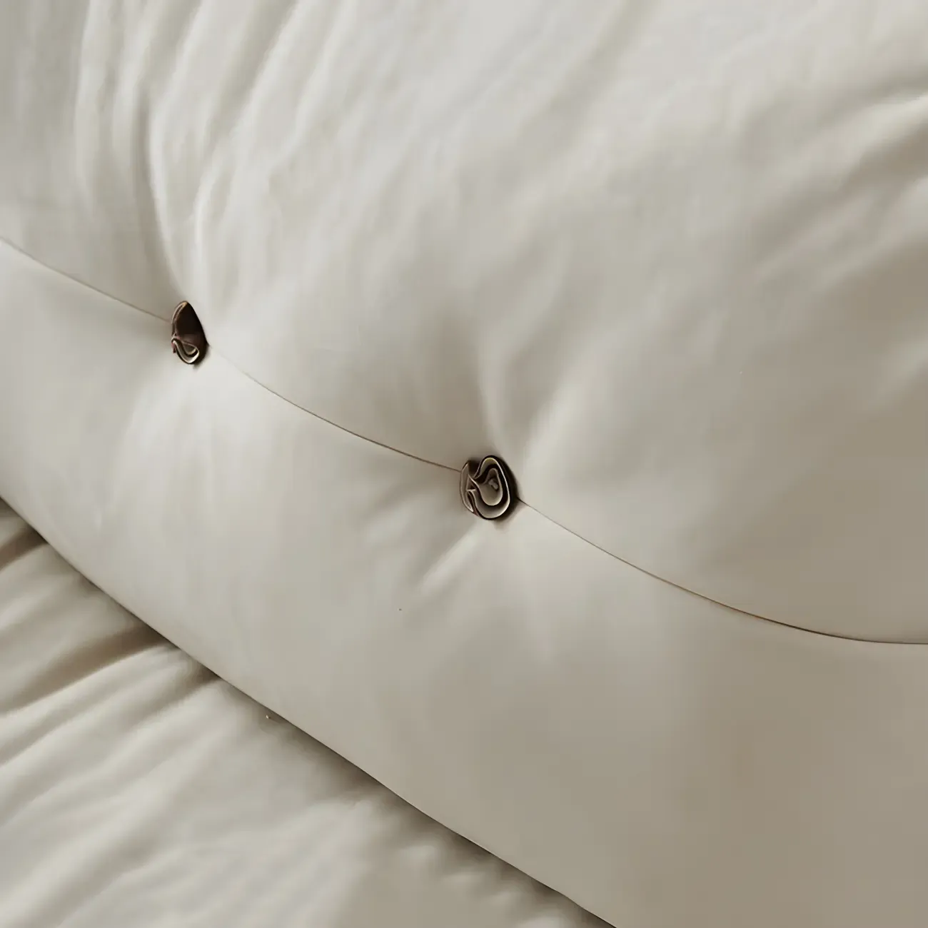 Modern White Genuine Leather Reclining Chaise Lounge Image - 4
