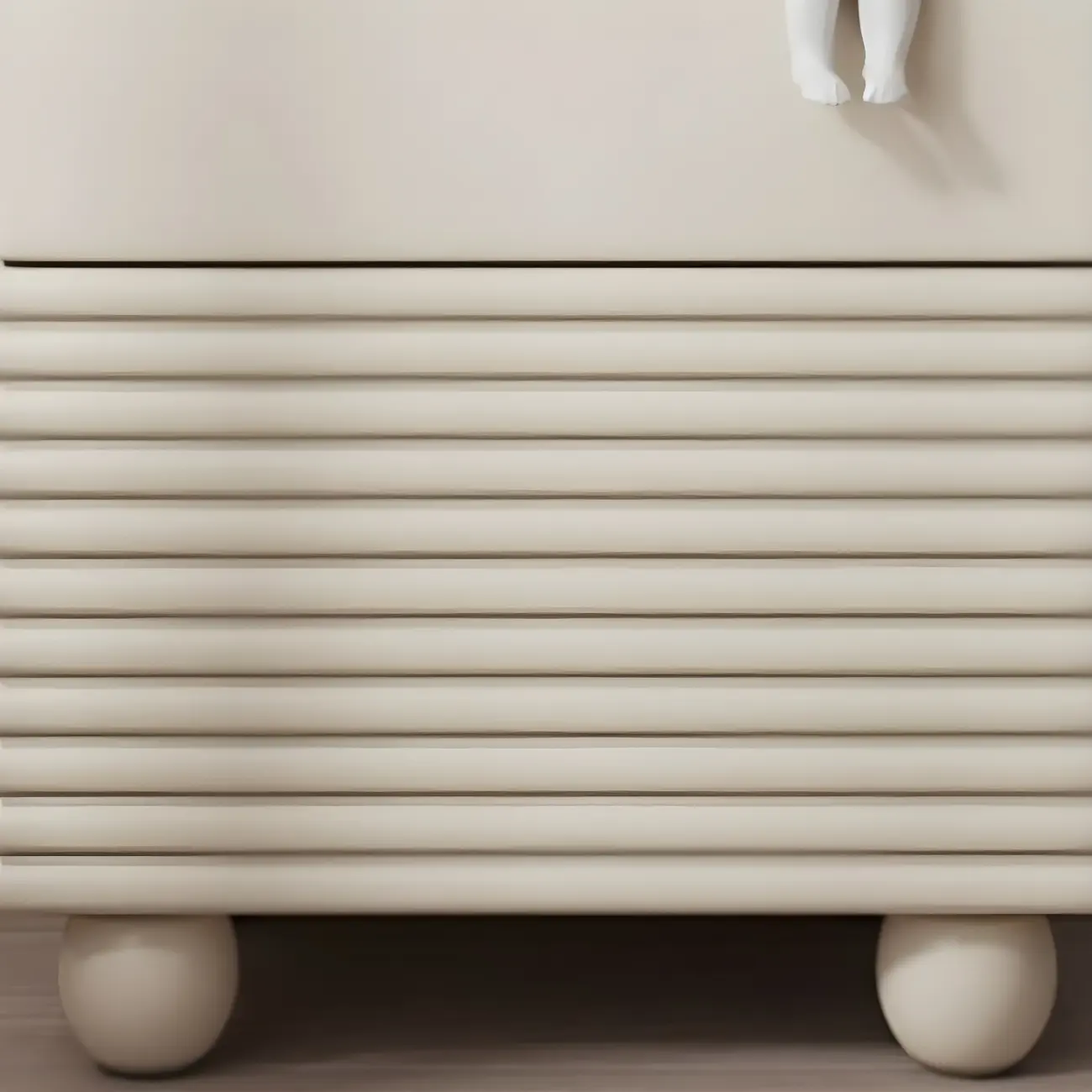 Princess Rectabgular White Wood Nightstand with 2 Drawers Image - 16 | homeyfad