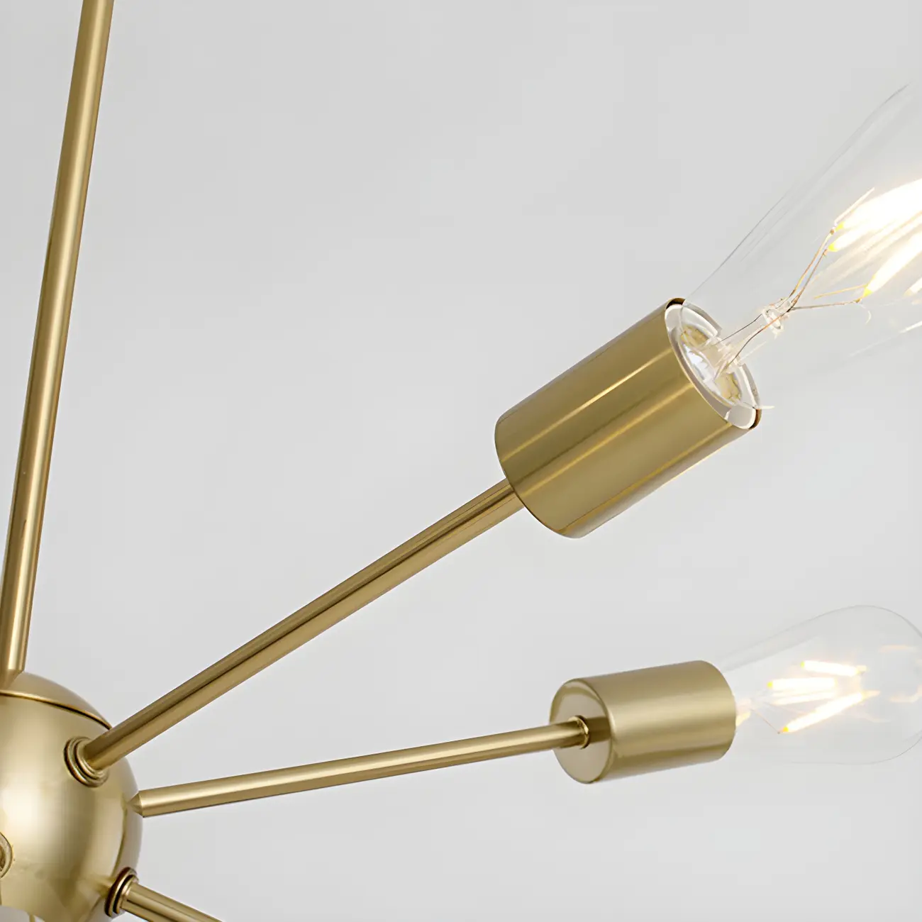 Modern Adjustable Gold Metal Sputnik Chandelier Image - 20 | homeyfad