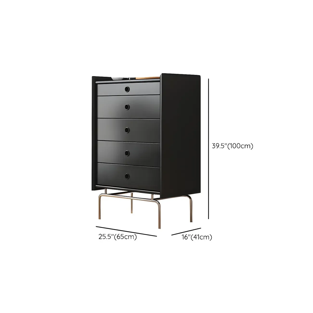 Elegant Grey Wooden Dresser & Chest with Storage for Bedroom Image - 23