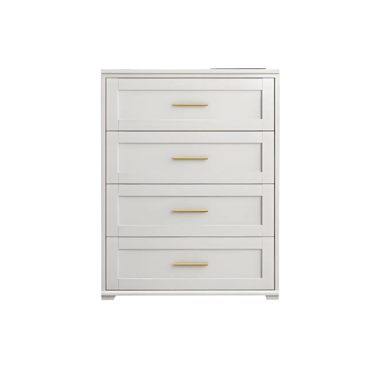 Glam White Wooden Dressers & Chests with Drawers for Bedroom Image - 3