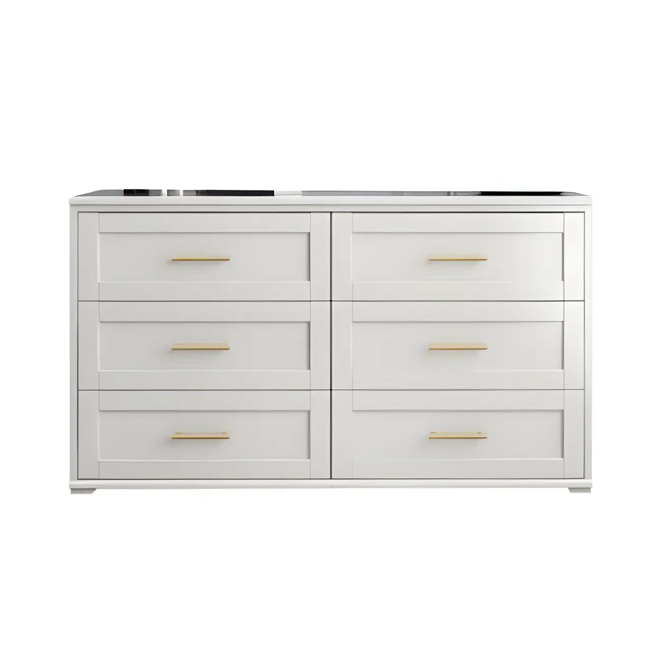 Glam White Wooden Dressers & Chests with Drawers for Bedroom Image - 8 | homeyfad