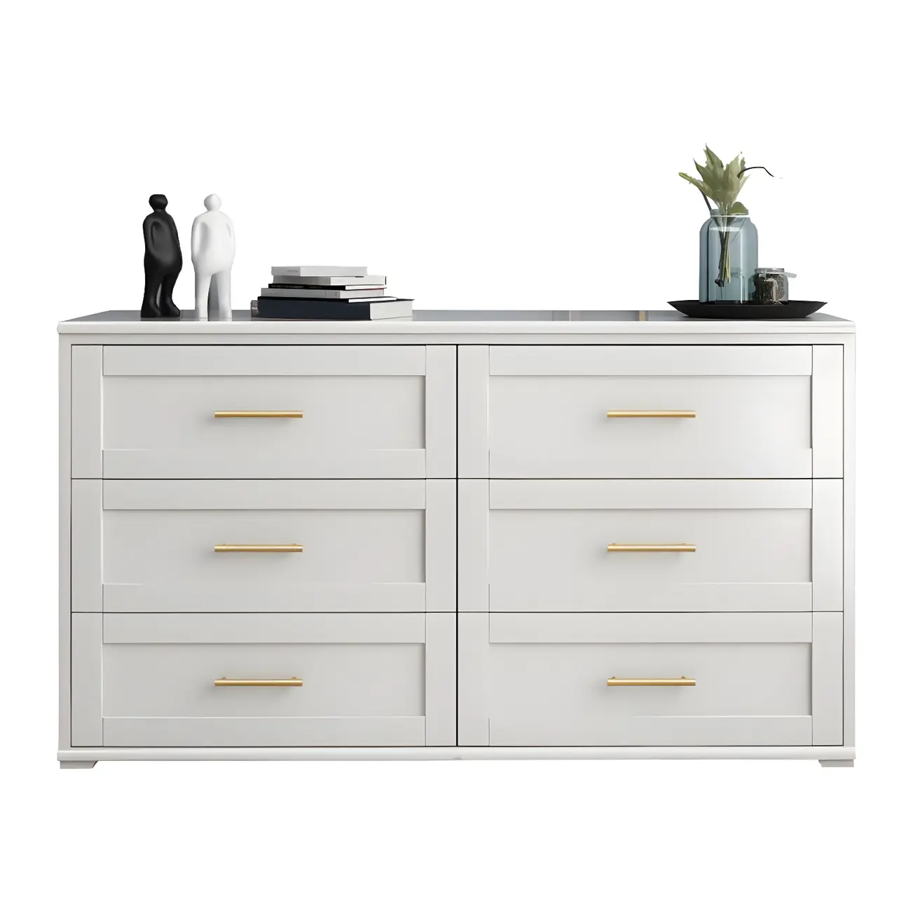 Glam White Wooden Dressers & Chests with Drawers for Bedroom Image - 10 | homeyfad