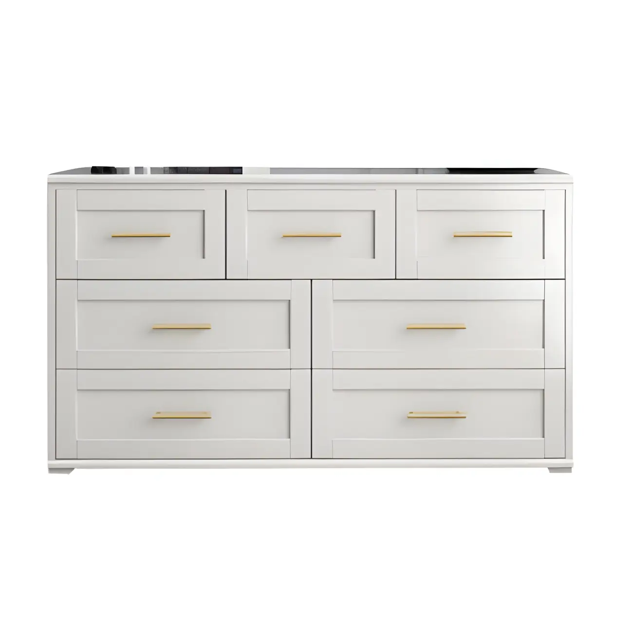 Glam White Wooden Dressers & Chests with Drawers for Bedroom Image - 11 | homeyfad