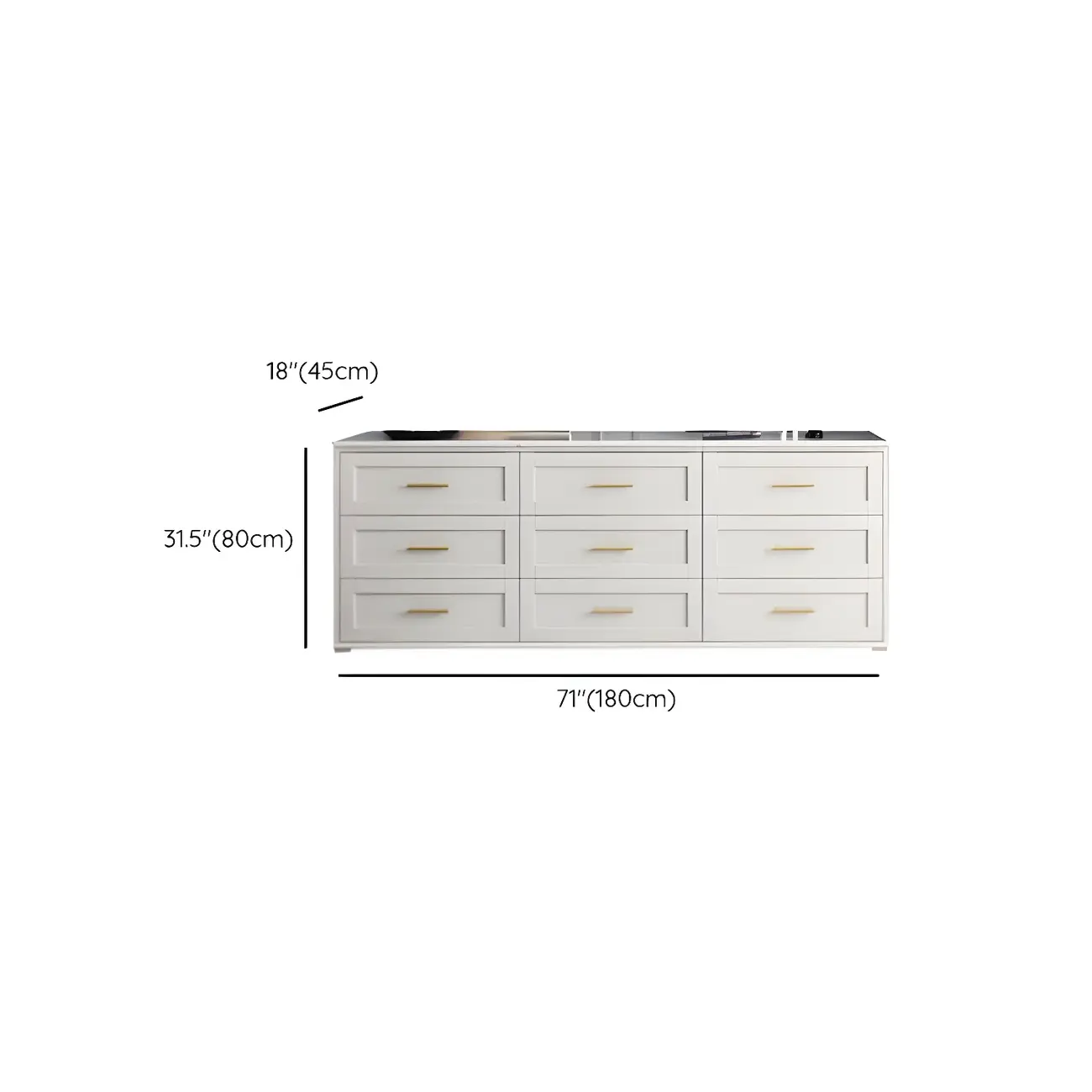 Glam White Wooden Dressers & Chests with Drawers for Bedroom Image - 30 | homeyfad