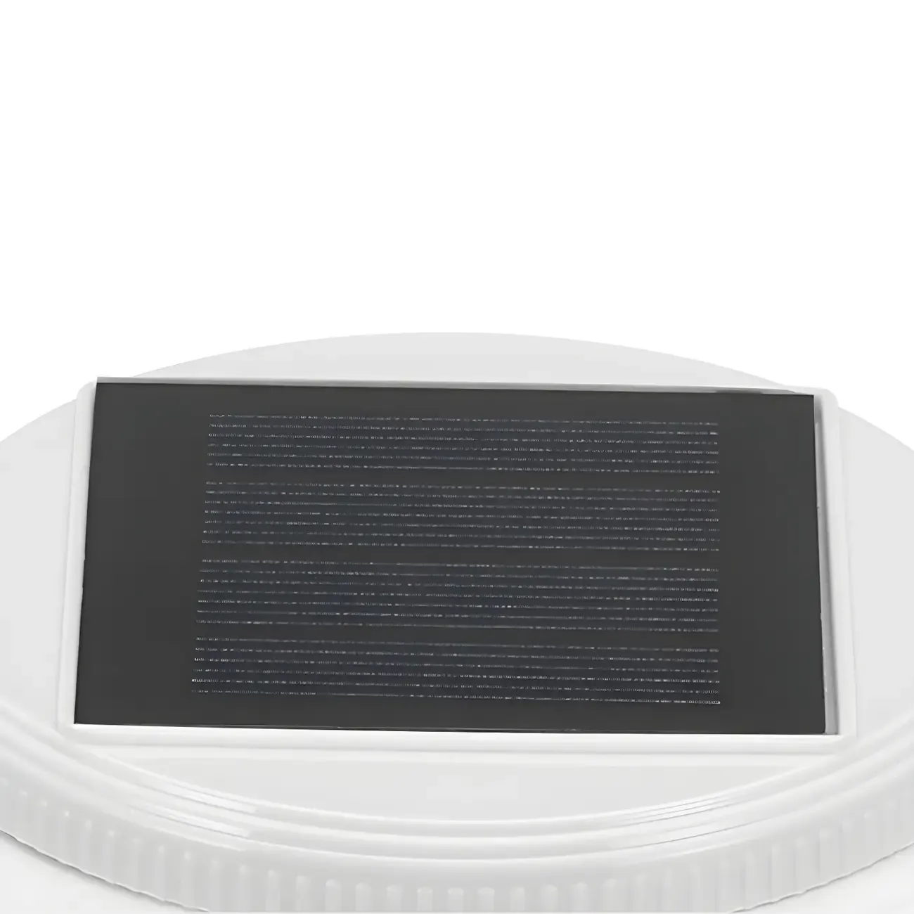 Solar White Ceramic Decorative Post Cap Light Image - 5