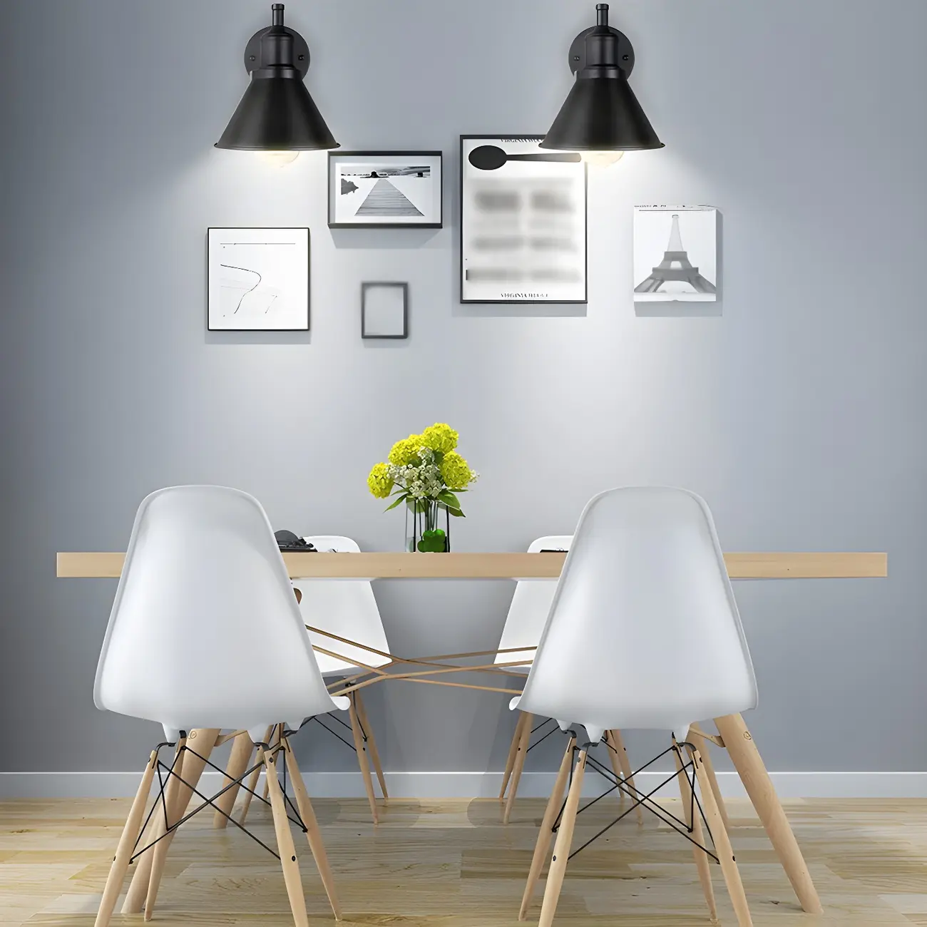 Cone Industrial Vanity Light for Bathroom Wall | homeyfad