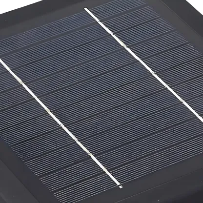 Modern Solar Black Metal Post Cap Light Image - 8