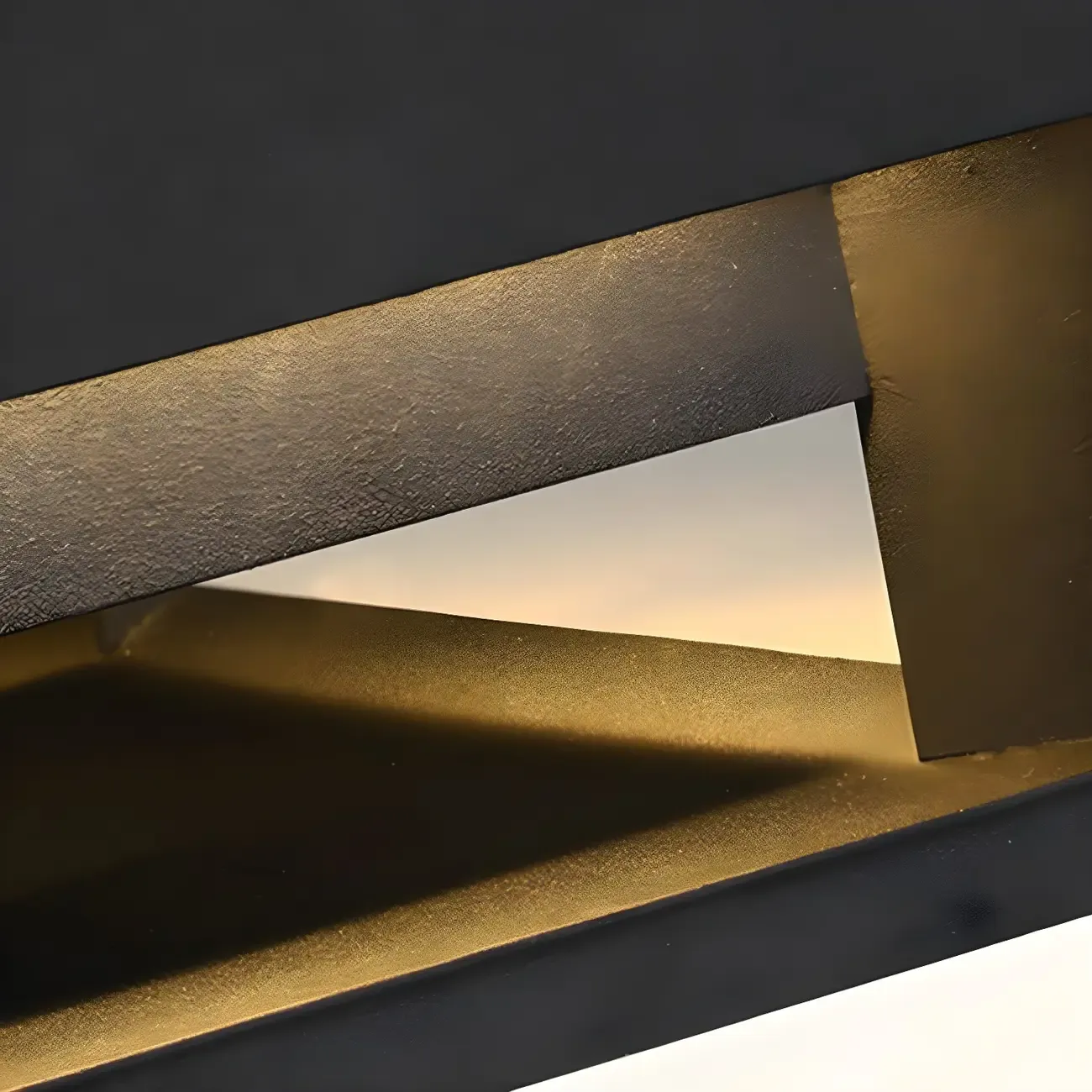Modern Solar Black Metal Post Cap Light Image - 9
