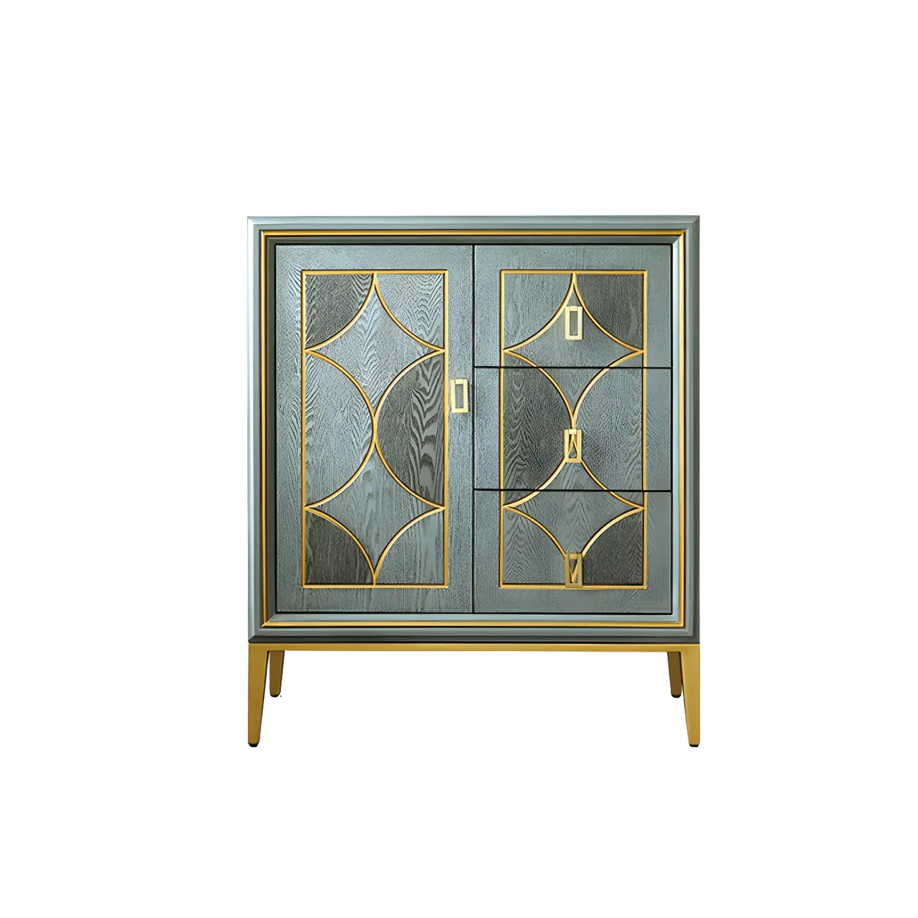Modern Green Wooden Bachelor Chest with Drawers for Home Image - 8 | homeyfad