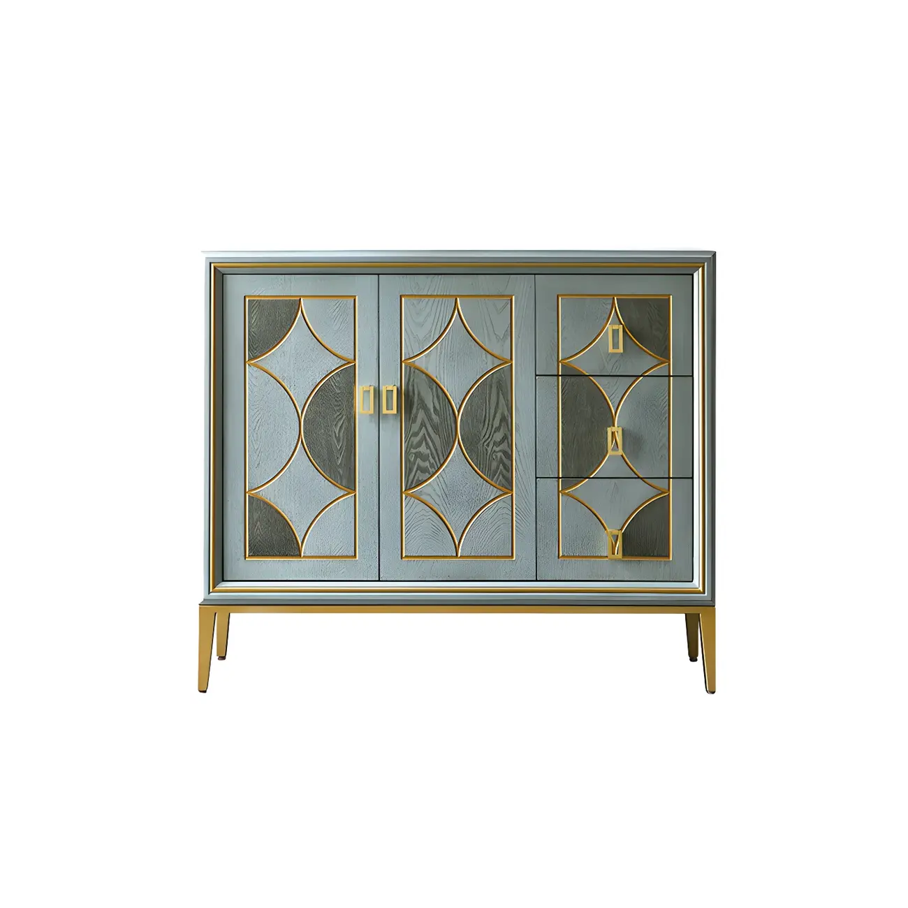 Modern Green Wooden Bachelor Chest with Drawers for Home Image - 19 | homeyfad