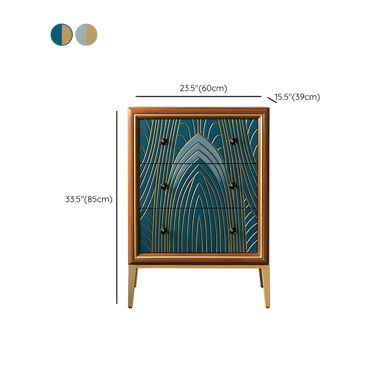 Modern Green Wooden Bachelor Chest with Drawers for Home #size | homeyfad
