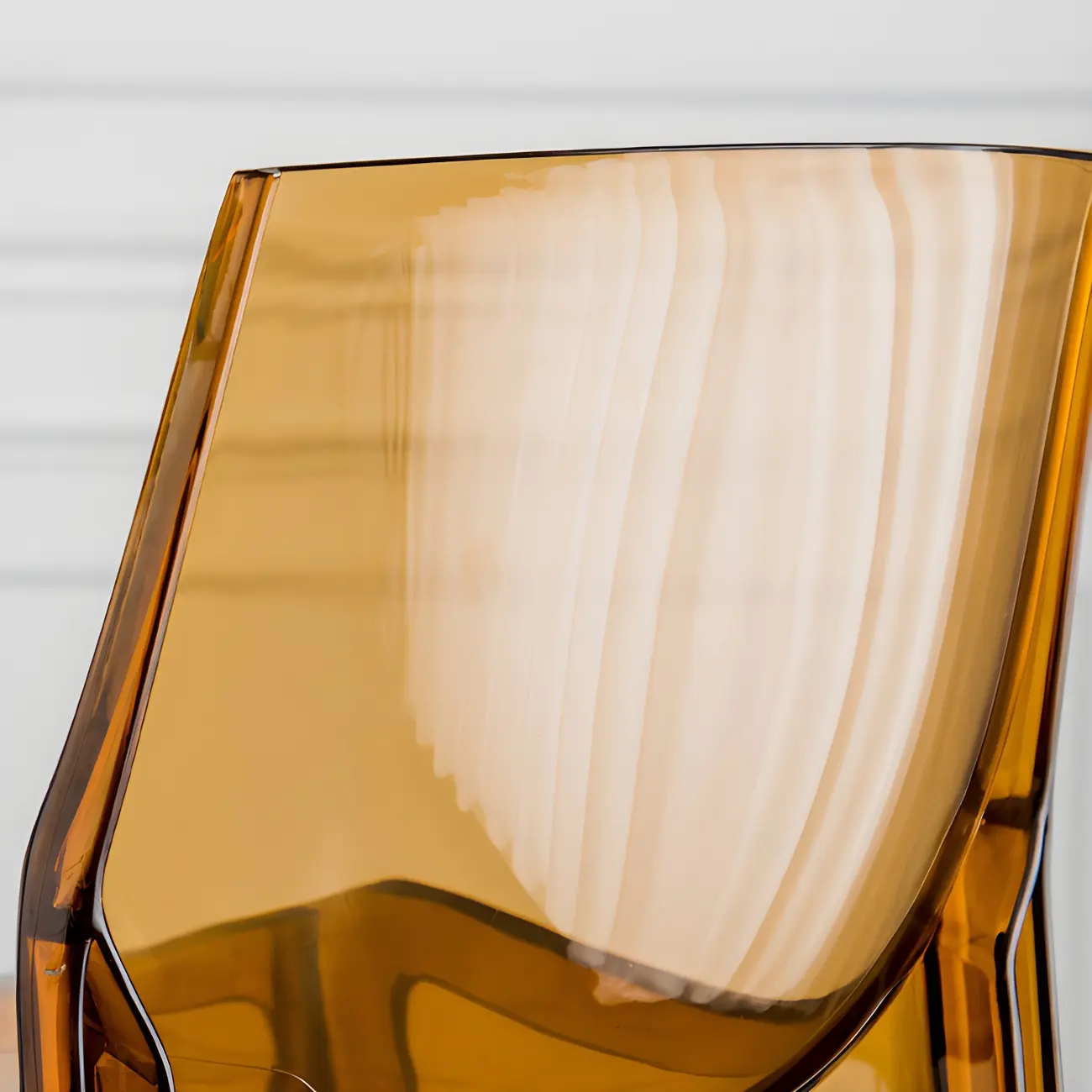 Modern Acrylic Transparent Chic Rectangle Durable Bar Stool Image - 5 | homeyfad