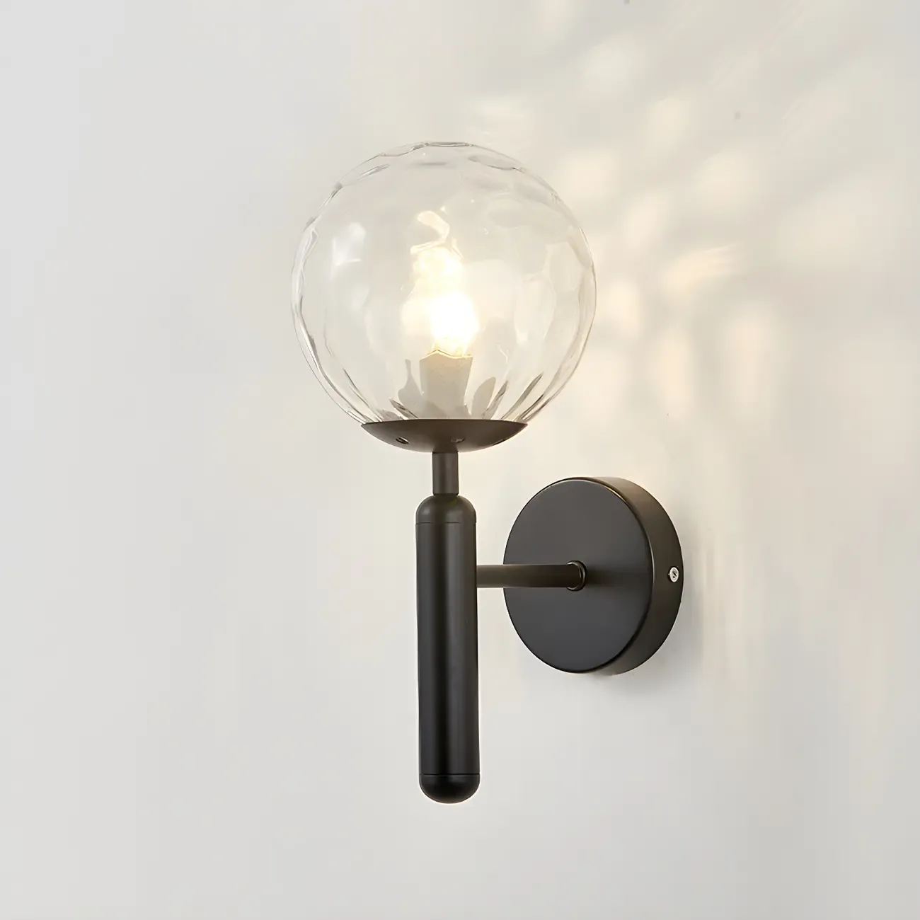 Globe Minimalist Wall Lamp Perfect for Washroom Image - 3