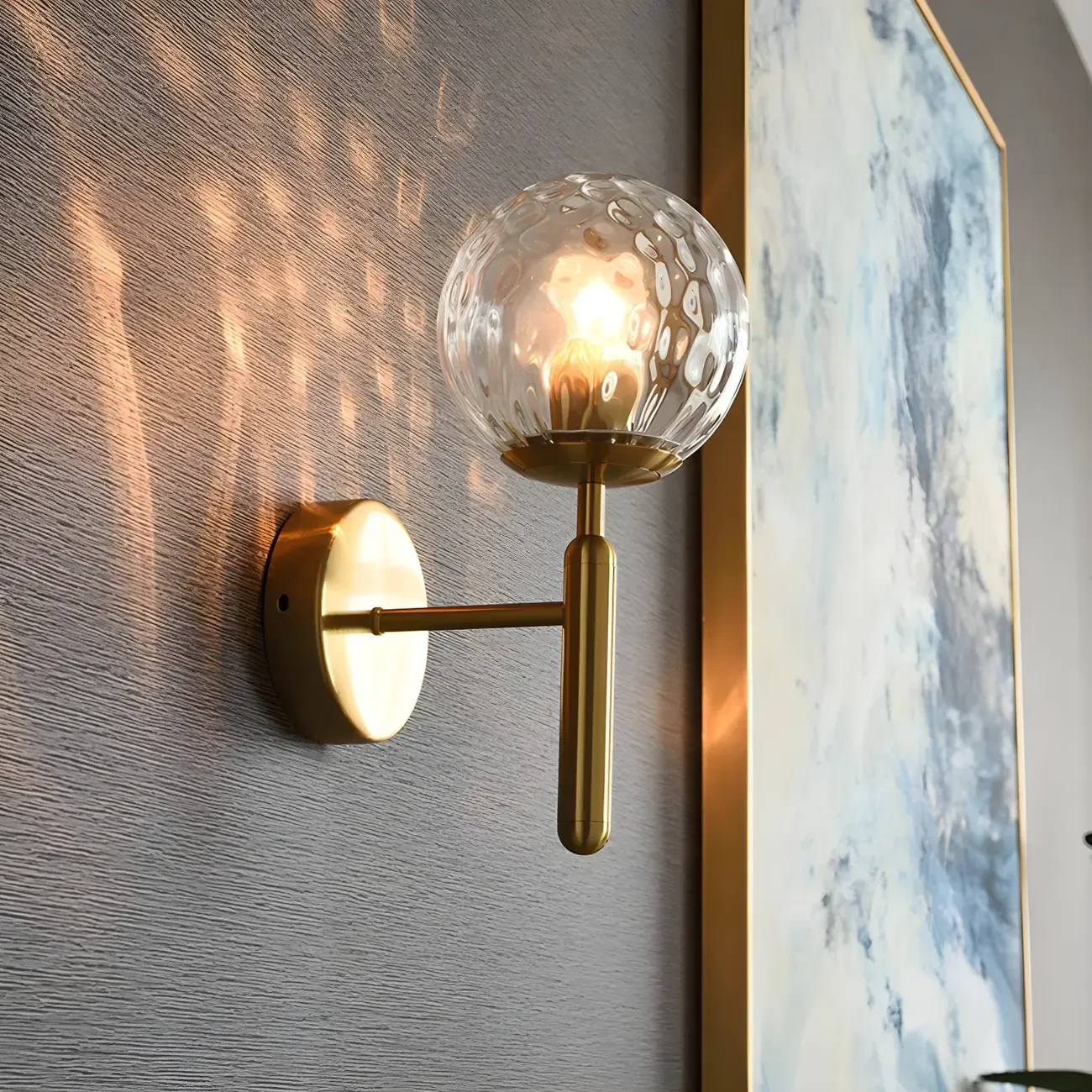 Globe Minimalist Wall Lamp Perfect for Washroom Image - 7