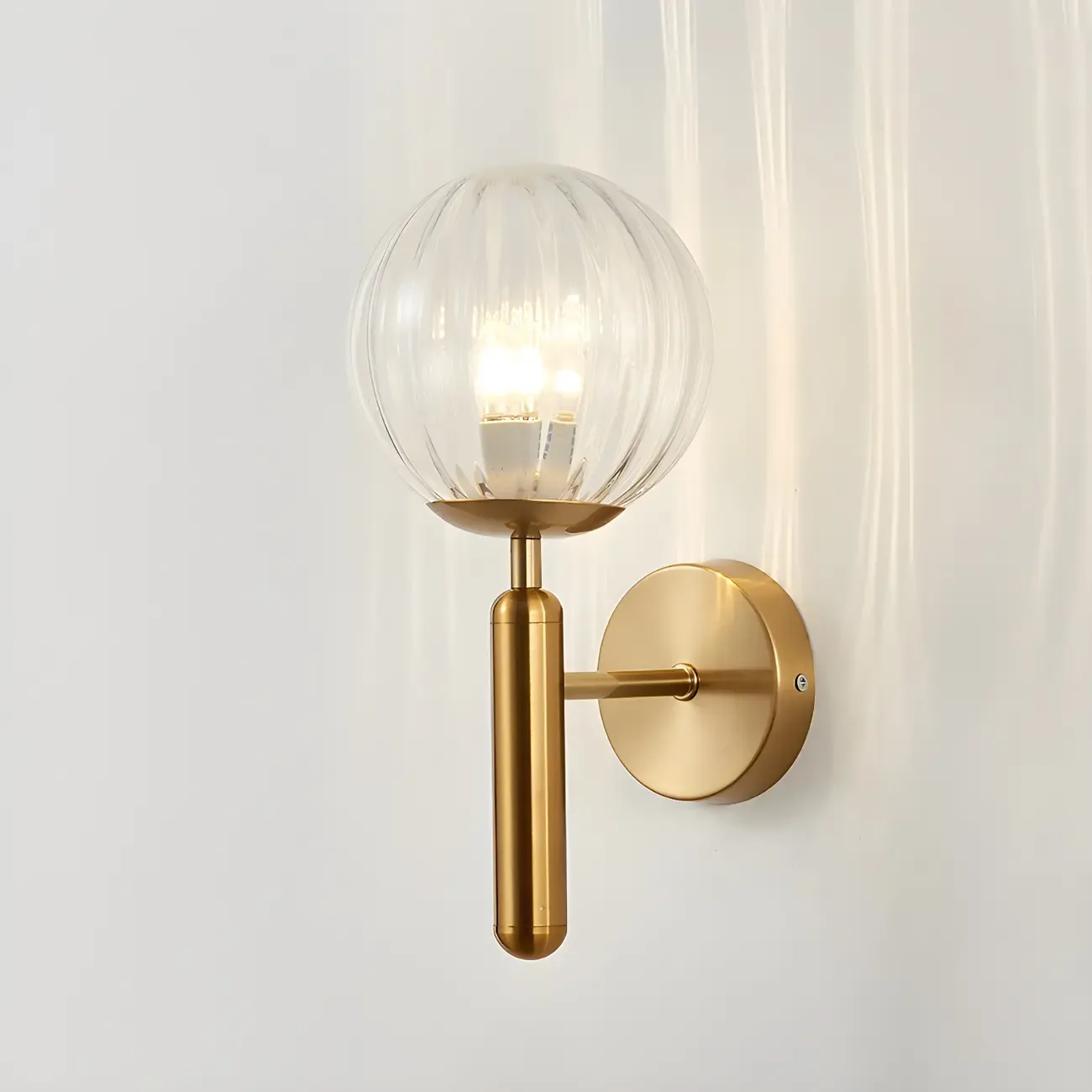 Globe Minimalist Wall Lamp Perfect for Washroom Image - 8
