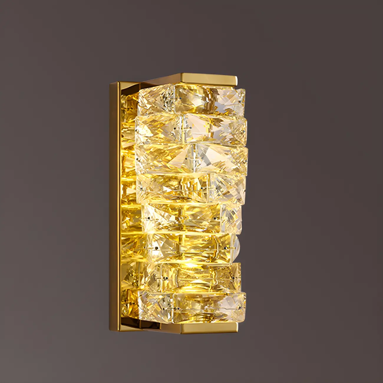 Glamorous Crystal Vanity Light Dimmable LED for Bathroom Wall | homeyfad