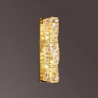 Glamorous Crystal Vanity Light Dimmable LED for Bathroom Wall