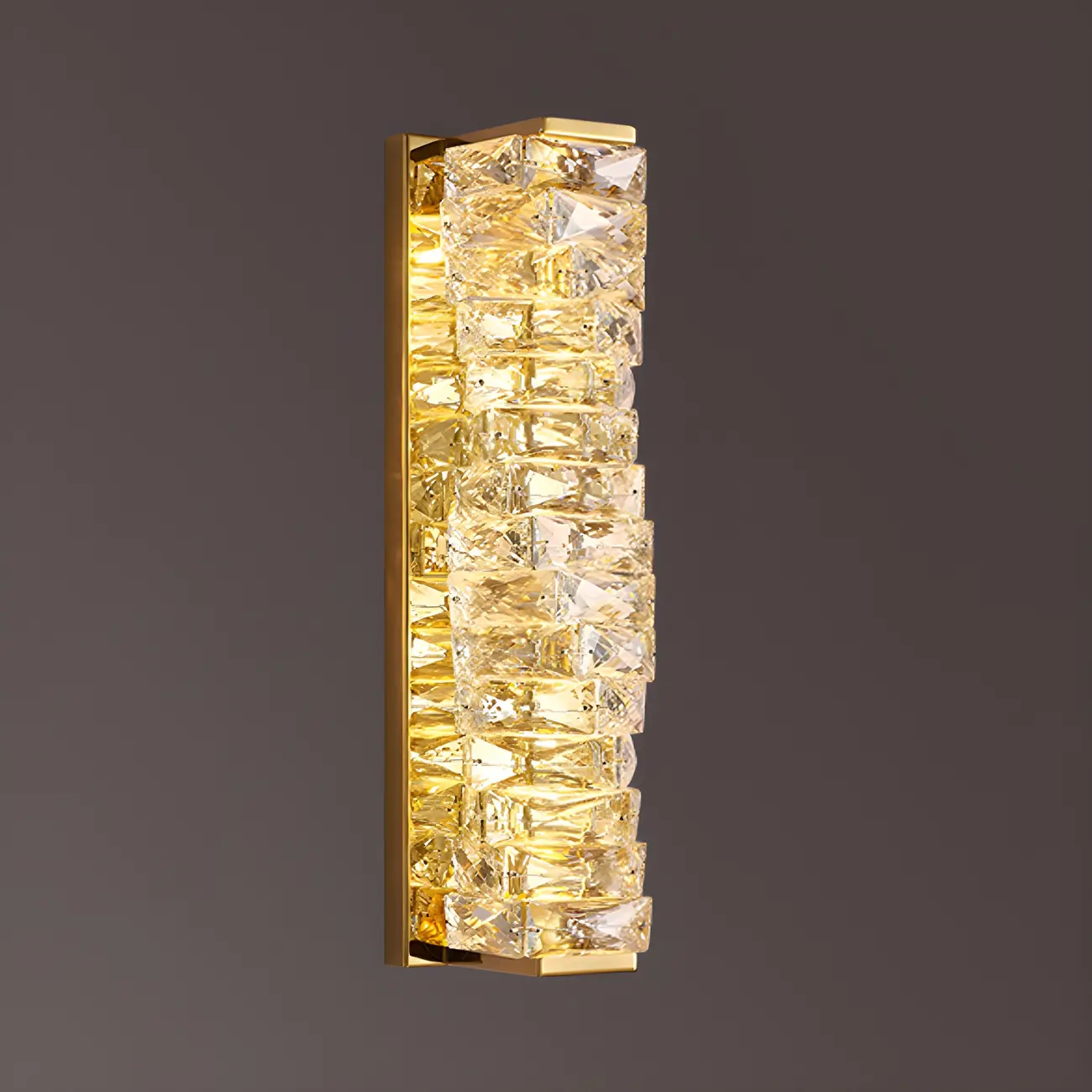 Glamorous Crystal Vanity Light Dimmable LED for Bathroom Wall | homeyfad