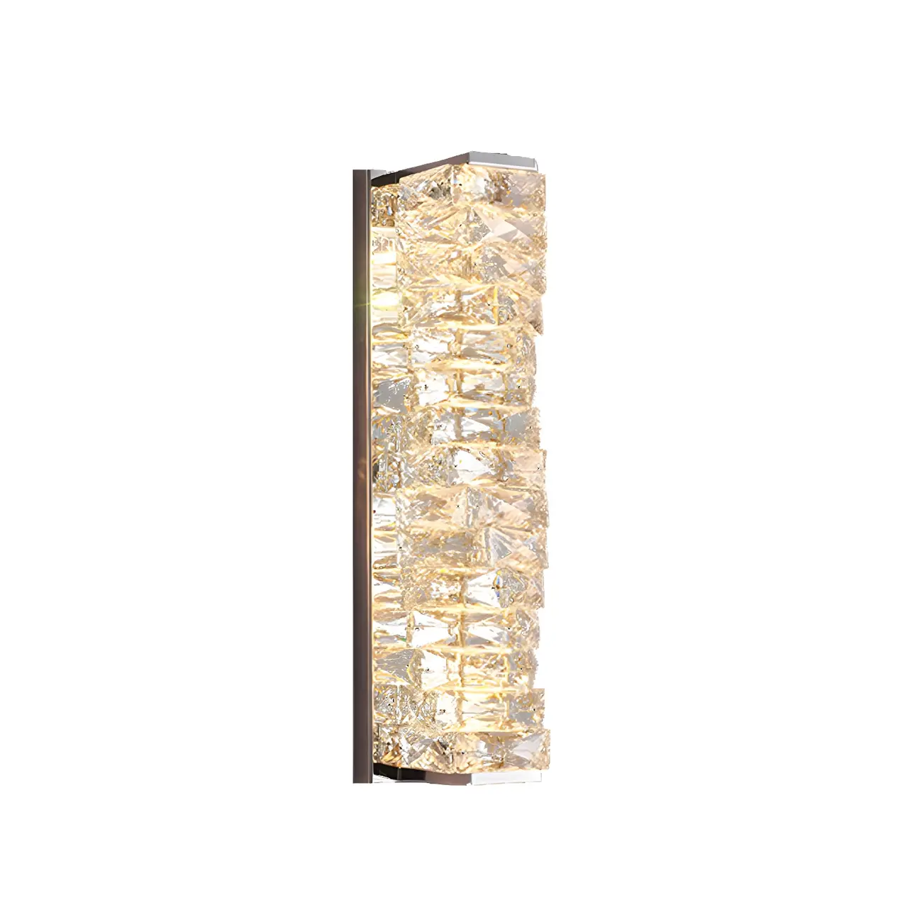 Glamorous Crystal Vanity Light Dimmable LED for Bathroom Wall | homeyfad