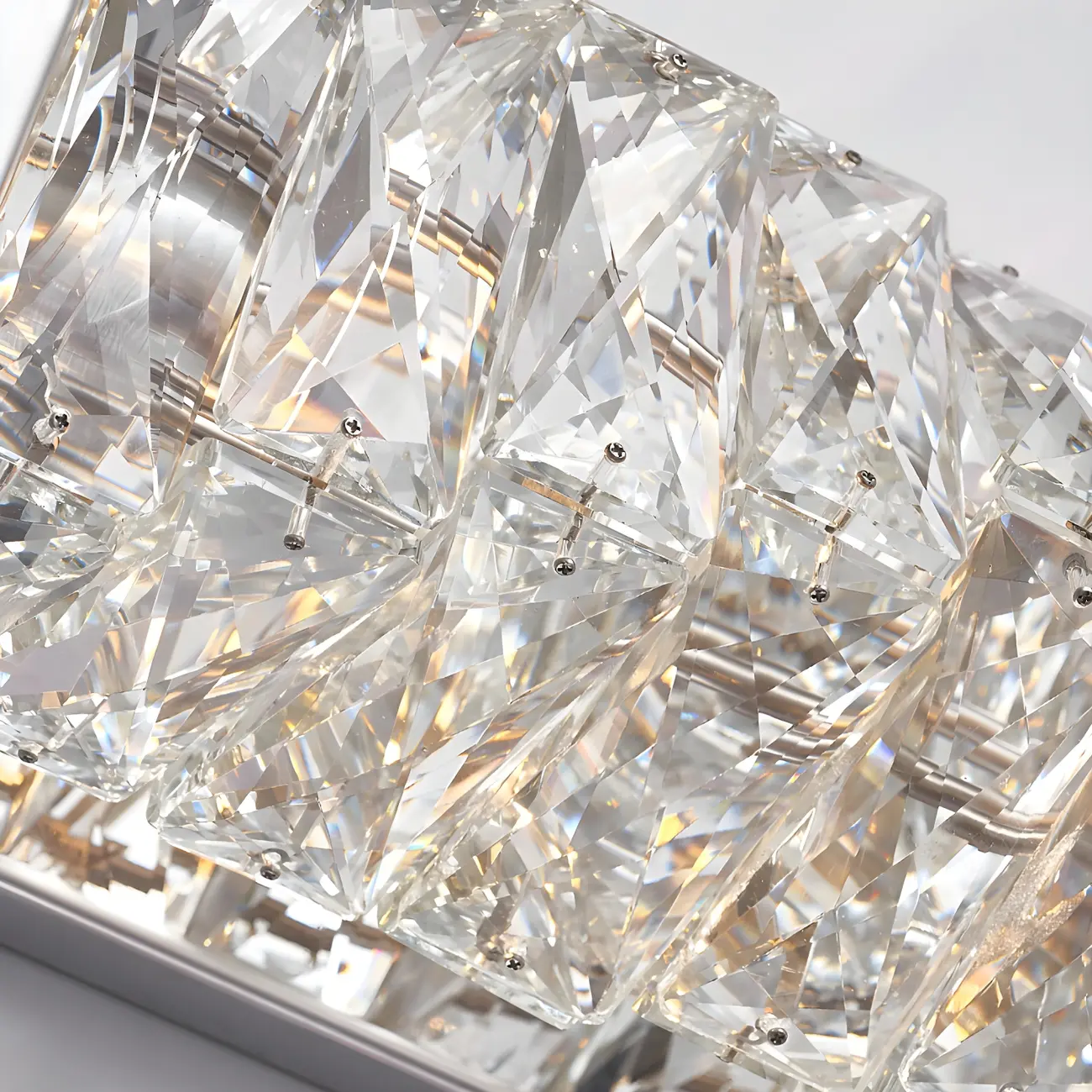 Glamorous Crystal Vanity Light Dimmable LED for Bathroom Wall | homeyfad