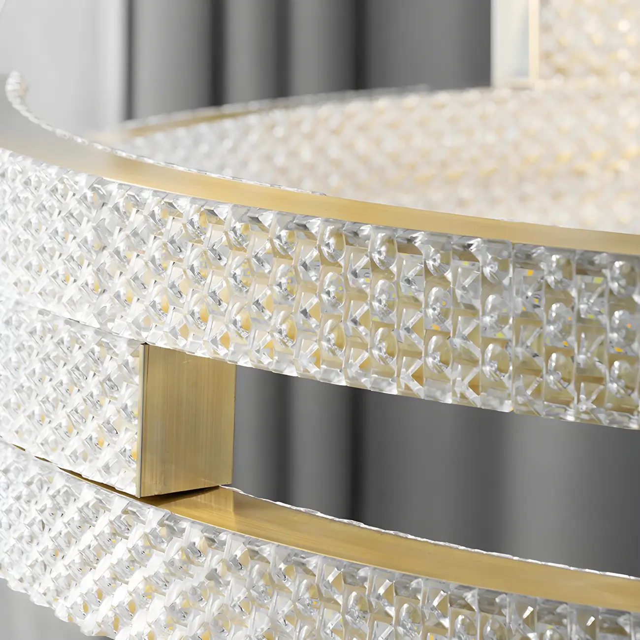 Artistic Modern Gold Oval Pendant Light for Kitchen Image - 9 | homeyfad