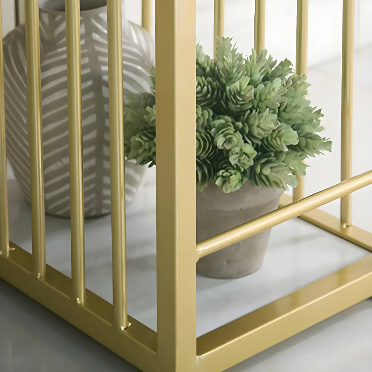 Modern White Bar Height Table Spacious Storage for Dining Image - 7 | homeyfad