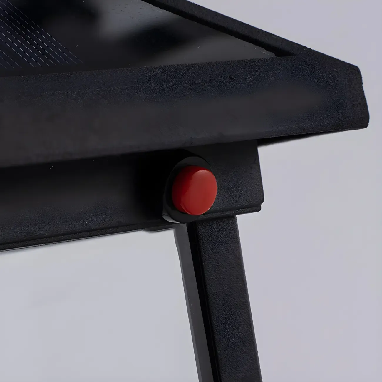 Metal House-Shape Post Cap Light with Handle and Switch Image - 9