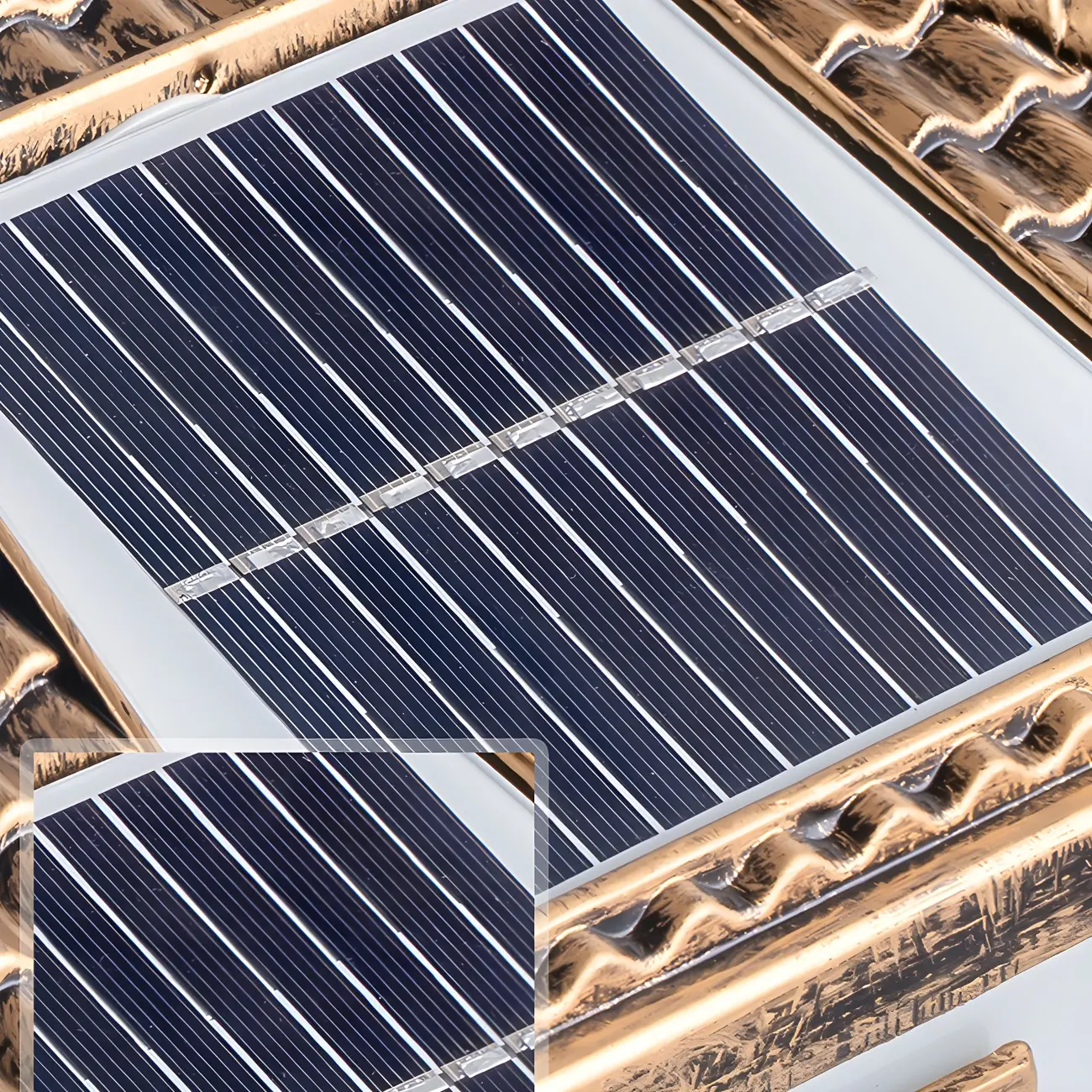 Color-Changing Vintage Drum Bronze Solar Post Light Image - 5 | homeyfad