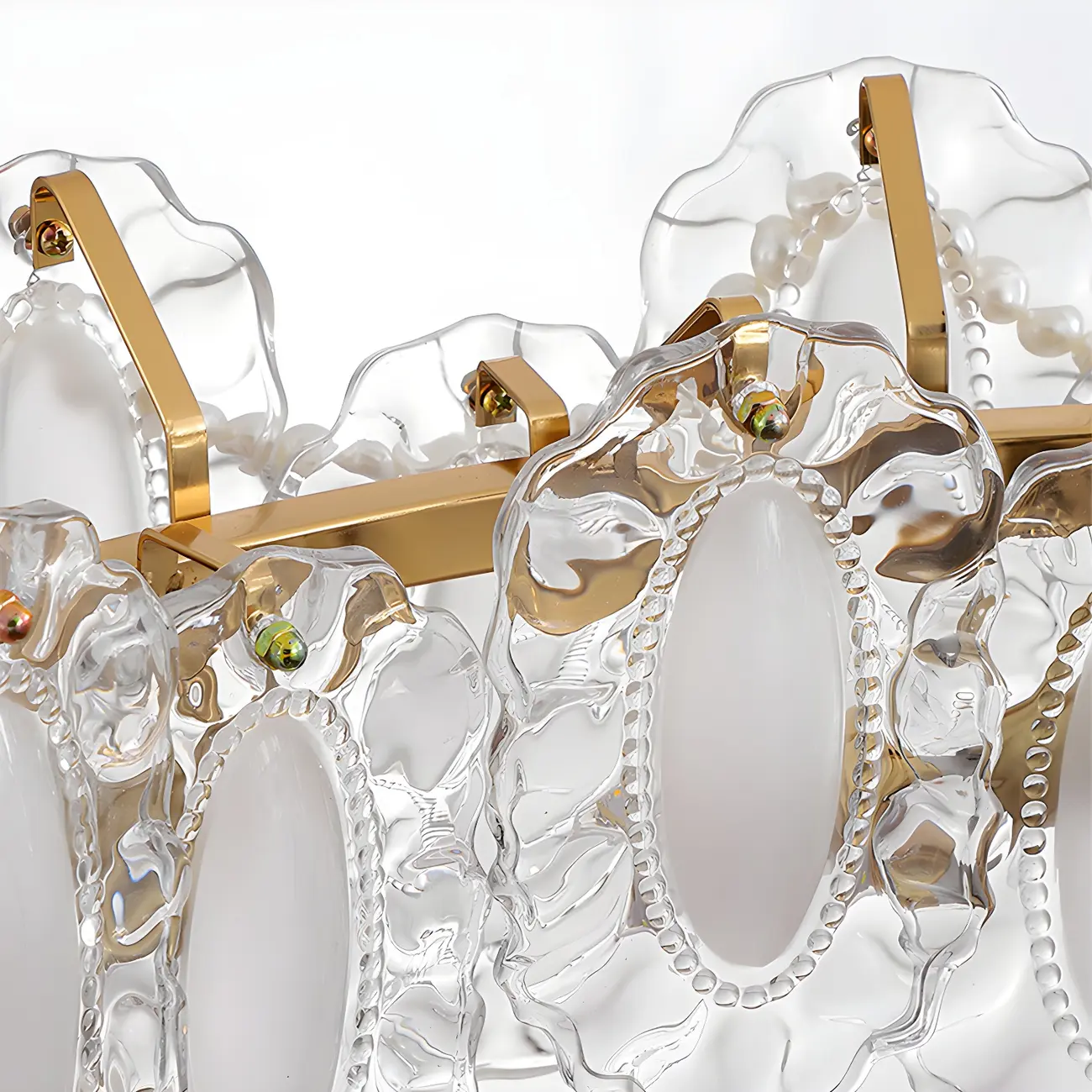 Geometric Clear Crystal Island Pendant Light Image - 8 | homeyfad