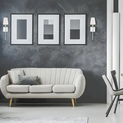 Mini Modern Straight Rod Metal Bathroom Vanity Light with Shade