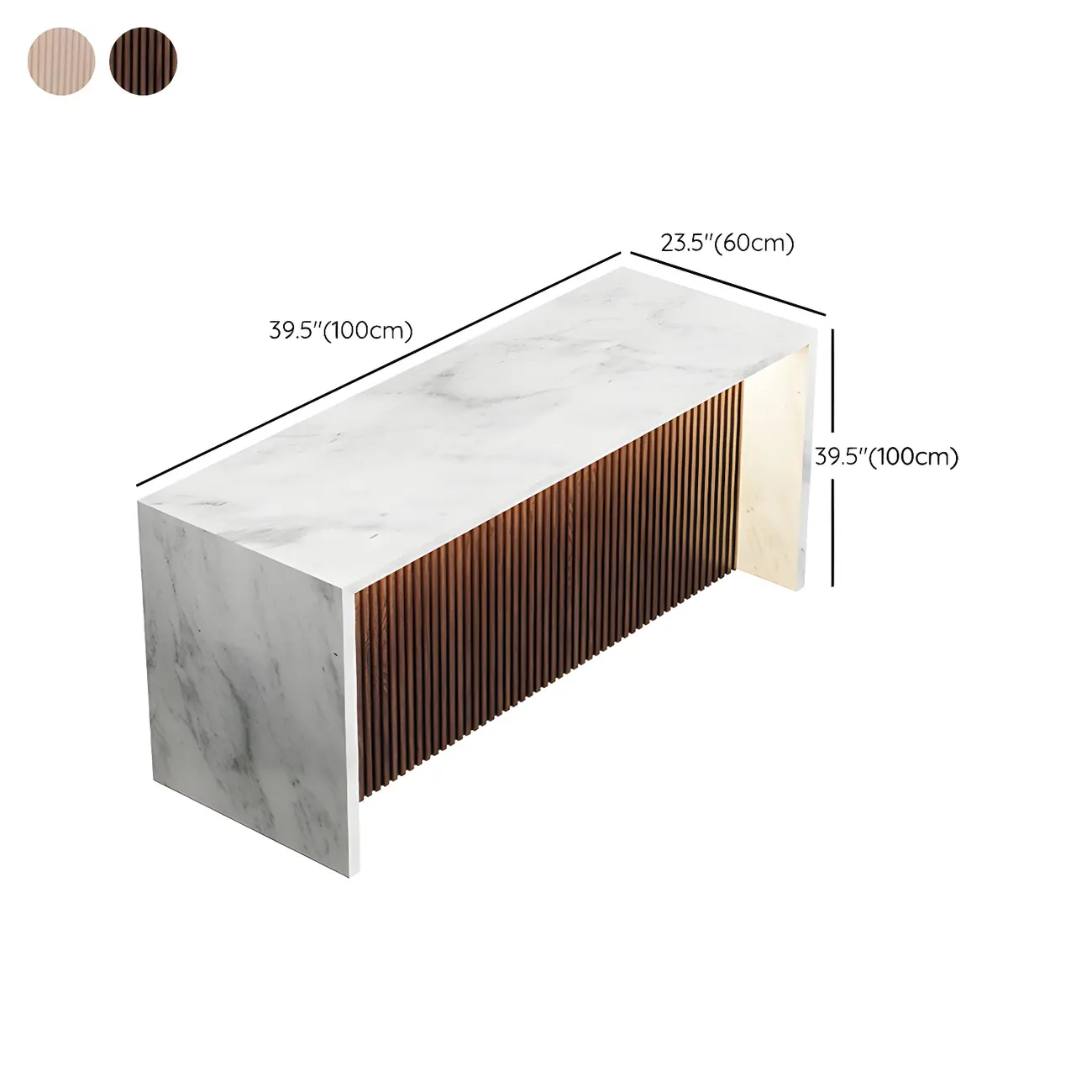 Modern LED White Marble Counter Height Bar Table #size | homeyfad