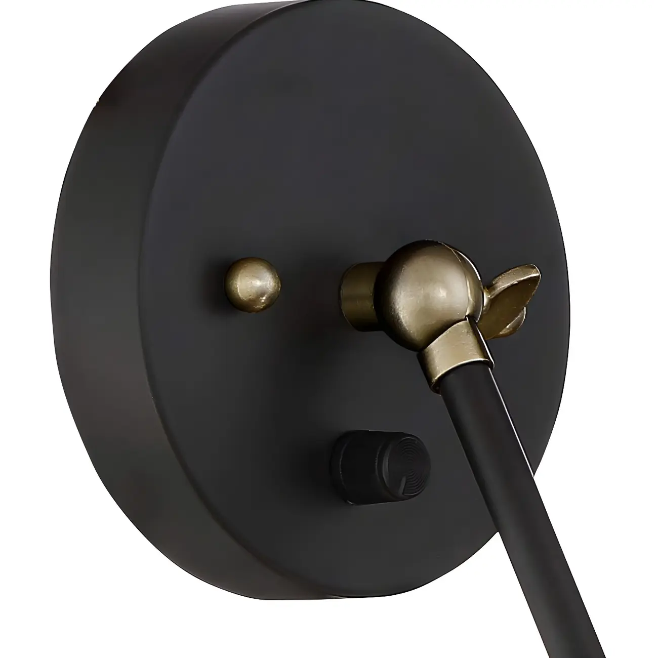 Vintage Metal Black Swing Arm Cone Shade Wall Light Image - 10 | homeyfad