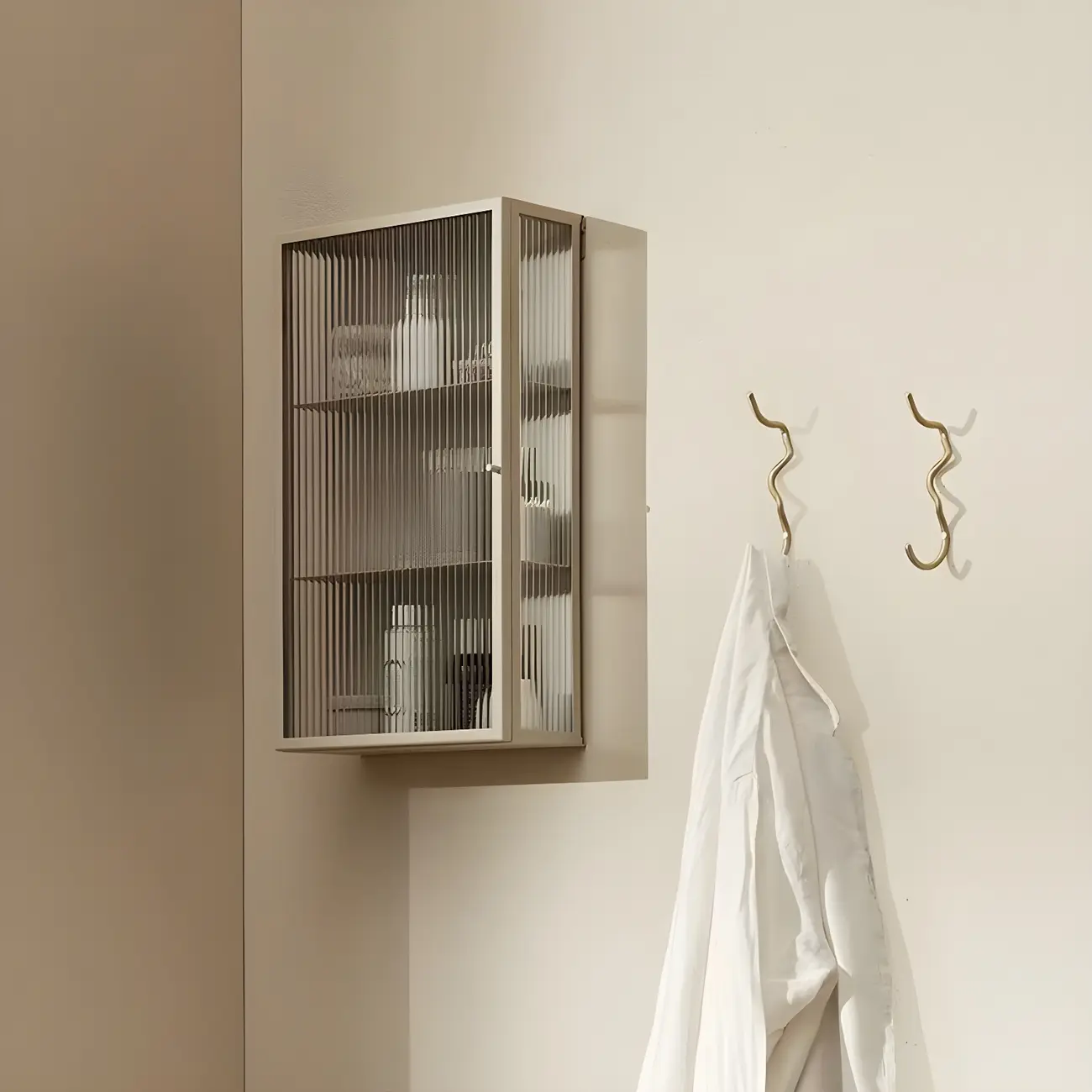 Modern Metal Black Wall-Mounted China Cabinet Image - 2 | homeyfad