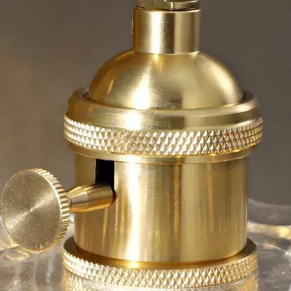 Modern Glass Gold Suspended Wall Vanity Light for Bathroom