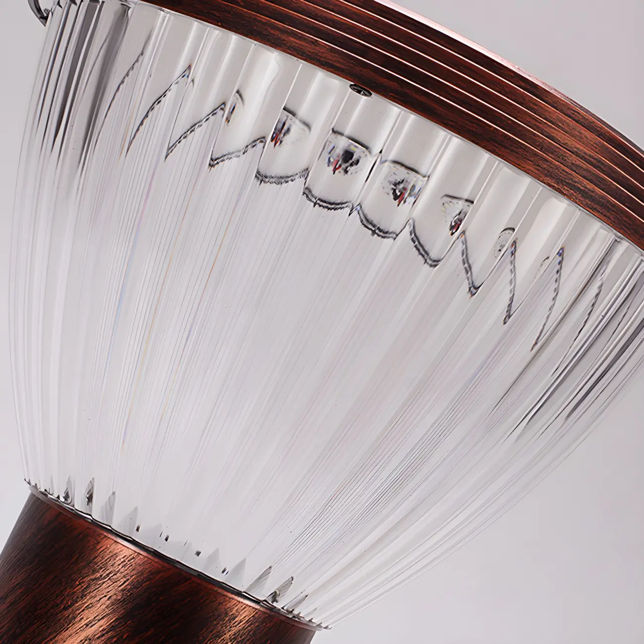 Solar Metal Cone Clear Shade Post Cap Light Image - 9 | homeyfad