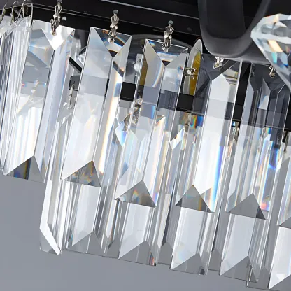 Nordic Crystal Cylinder Chandelier for Dining Room Image - 9