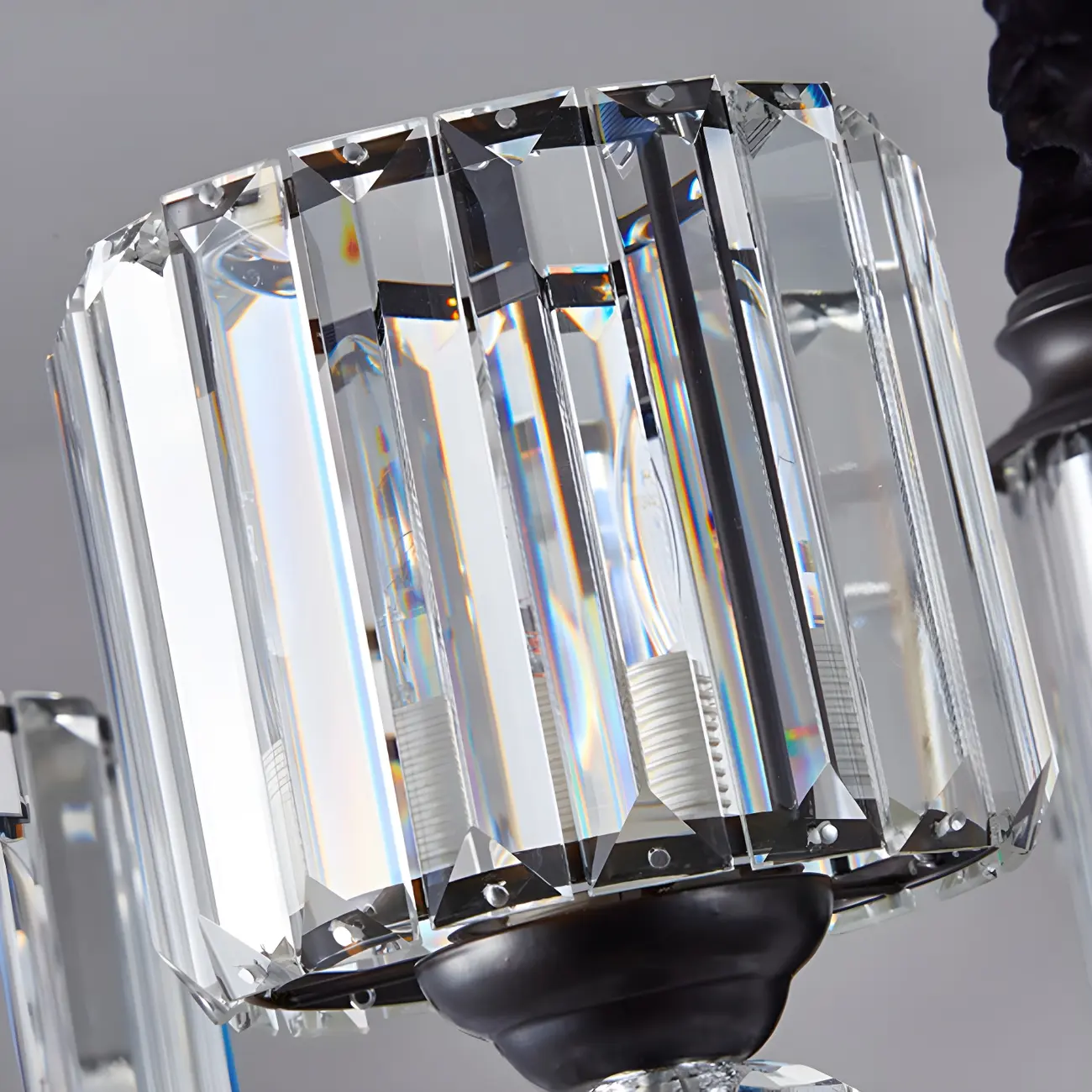 Nordic Crystal Cylinder Chandelier for Dining Room Image - 10 | homeyfad