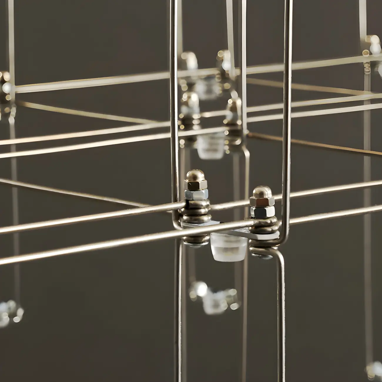 Modish Silver Rectangular Pendant Light for Kitchen Image - 5 | homeyfad