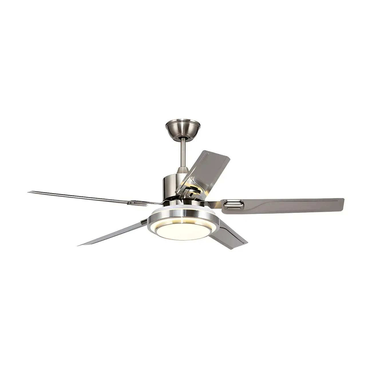 Modern Reversible Ceiling Fan with 3-Gear Light for Living Room