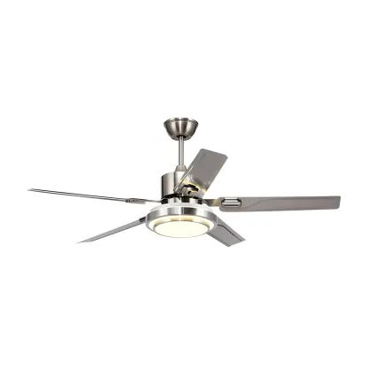 Modern Reversible Ceiling Fan with 3-Gear Light for Living Room